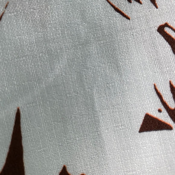 NWT 2 Piece Wide Leg Pants Set Chocolate Brown Floral Sz M - Picture 14 of 14